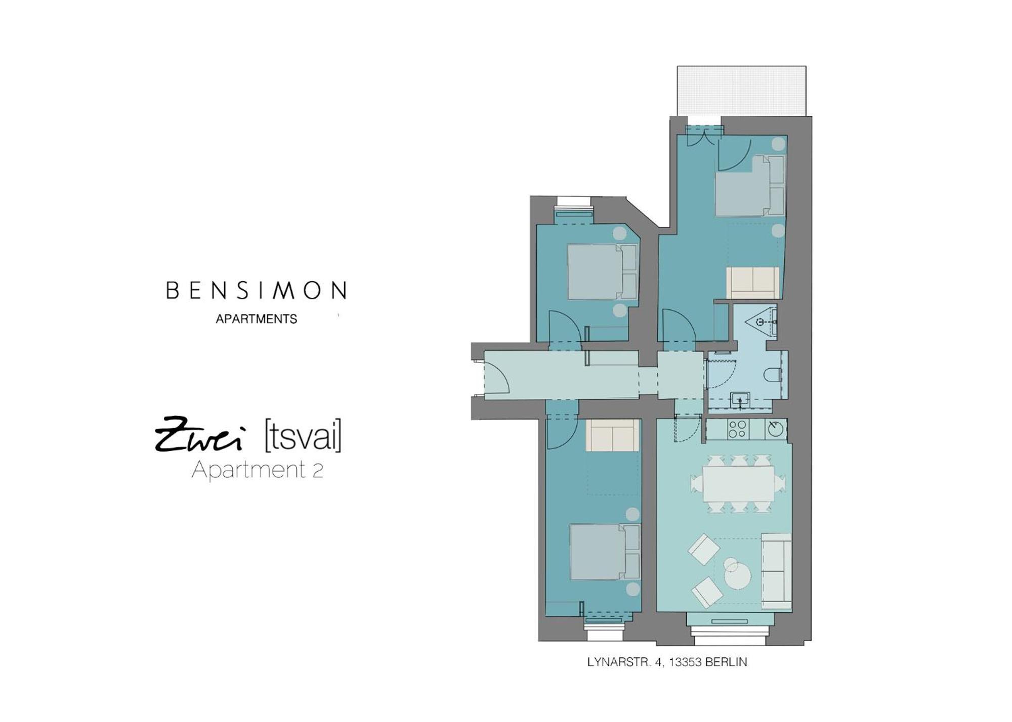 Bensimon Apartments Mitte/Wedding 베를린 객실 사진